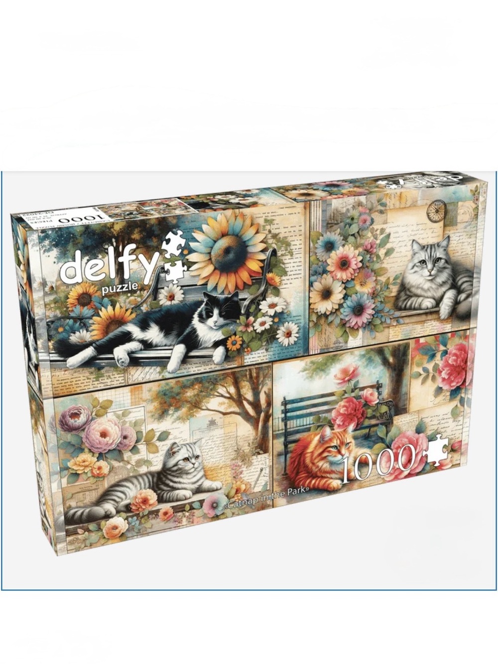 Delfy Puzzle Catnap in the Park
